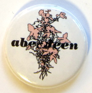 Aberdeen - White button with design