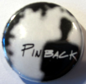 Pinback - Black and White button