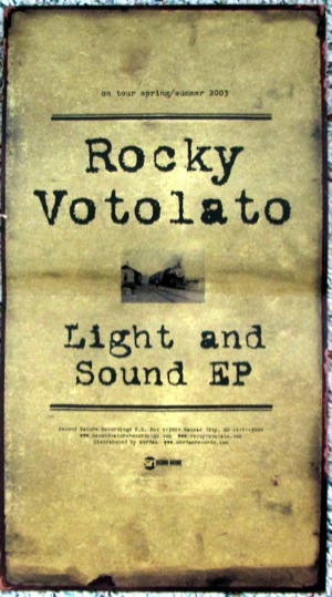 Rocky Votolato - Light And Sound EP poster