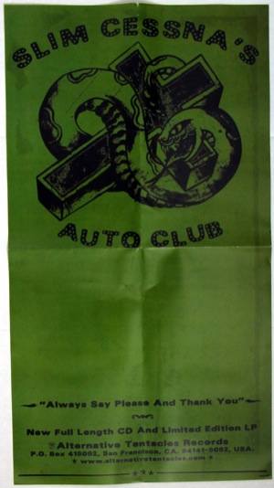 Slim Cessnas Auto Club - Always Say Please And Thank You poster