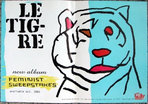 Le Tigre - Feminist Sweepstakes poster