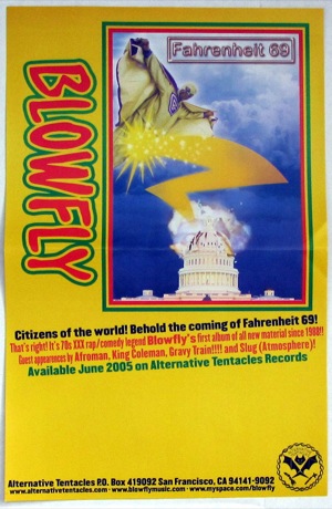 Blowfly - Fahrenheit 69 poster